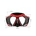 Diving Mask, IFLYING Snorkeling Mask with Panoramic Wide View for Diving Snorkeling Swimming (Red)