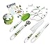 Curious Chef 6-Piece Fruit & Veggie Prep Kit for Kids, Dishwasher Safe, BPA-Free, Includes Real Utensils - Scrubber, Melon Baller, Knife, Spoon, Veggie & Fruit Peeler, & Apple Slicer for Kids