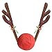Mak Tools Christmas Reindeer Antlers Car Decoration Kit with Jingle Bell Brown, Large