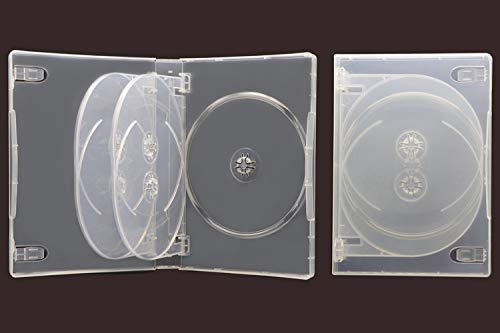 20 x 5 Clear CD DVD Multicase 27mm Spine by Dragon Trading®