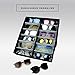 V BY VYE 12 PC Sunglasses Organizer Display Case Holder - Durable Eye Glasses Storage Stand