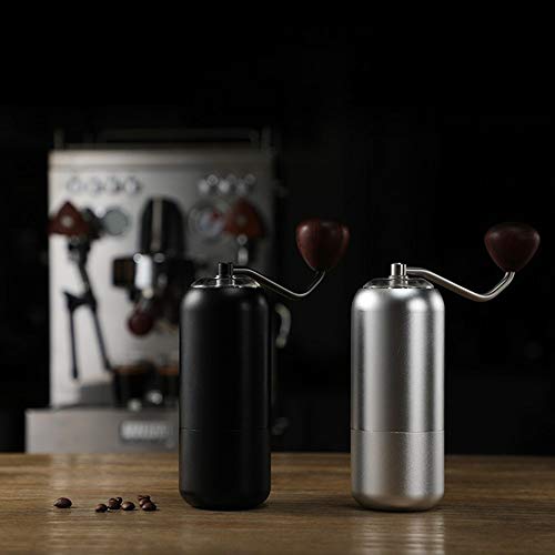 MICEROSHE Manuelle Kaffeemühle Edelstahl-Handkurbel Kaffeemühle Manuelle Metall Grinder Haushaltskaffeemühle… – Bild 3