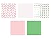 Note Card Cafe Premium Tissue Paper Set | 120 Gift Wrapping Sheets | 14 x 20 in | Pink, Green and White Pastel Designs | for Arts, Crafts, Gifts, DIY, Birthdays, Weddings, Showers, Decor, Packing