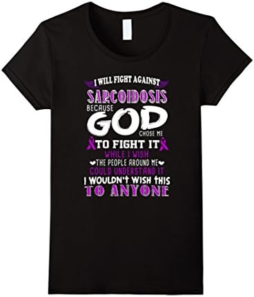Women's Sarcoidosis Awareness T Shirt - Sarcoidosis shirt Medium Black