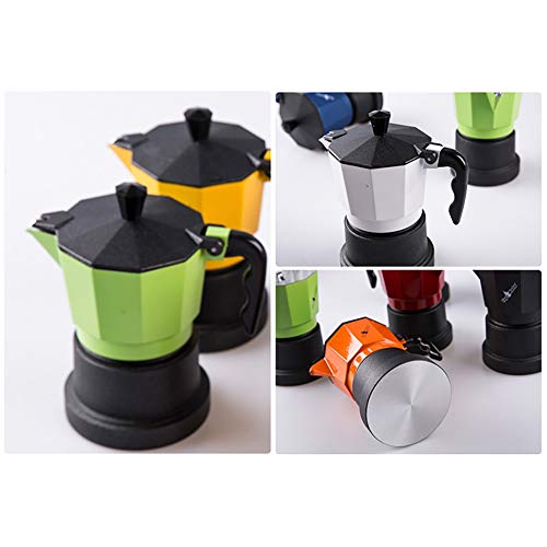 DYB Espressokocher Moka Pot Home 165ml Kaffeekanne Büro Make Kaffee Appliance Italienisch Konzentrat Kaffeekanne (Color… – Bild 3