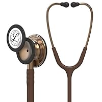 3M Littmann Classic III Monitoring Stethoscope, 5809, More Than 2X as Loud, Weighs Less, Stainless Steel Copper-Finish Chestpiece, 27