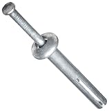 Wej-It Nail-It DN1430 Drive Anchor, Zamac Alloy, Zinc Plated Finish, Meets GSA FFS-325 Group V Type 2 Class 2 Specifications, 1/4