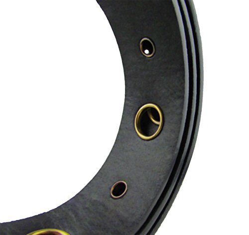 Women Suede PU Leather Belt Fashion Punk Blind Rivet Grommet Belt for Casual Jeans Pants Shiny Gold Buckle Spike Belts(Black, XL) - Thumbnail 3