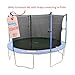 Machrus Upper Bounce Trampoline Net Replacement 7.5FT 8FT 9FT 10FT 12FT 13FT 14FT 15FT 16FT- Safety Net for Straight Poles/Arches Round Trampoline