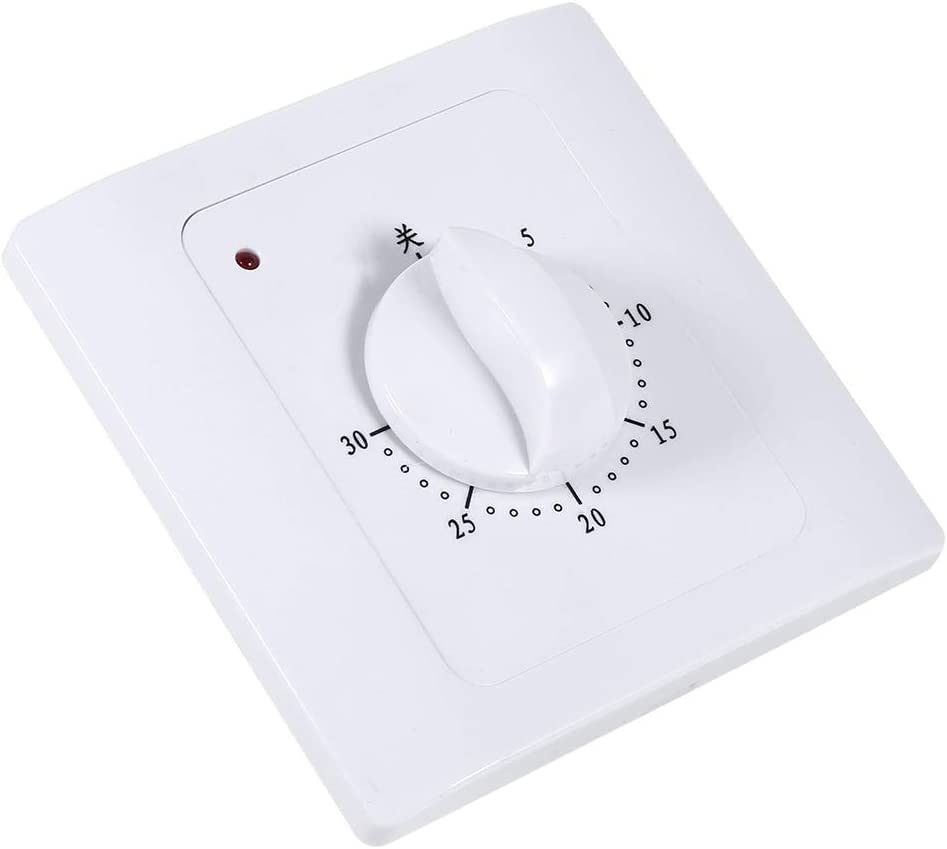 Timer Switch Jadeshay 30min Countdown Timer Segment Timer Switch Digital Time Plug Timer Switch,AC 220V 10A Electric Socket Timer with On-Off Repeat Cycle Control