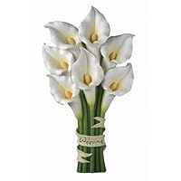 Calla Lily Welcome Plaque By Ibis & Orchid Designs
