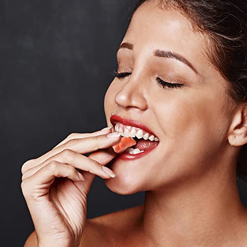 VEGEPOWER Biotin 10000mcg Hair Growth Gummies Sugar Free Vegan Vitamins Supports Healthy Skin and Nails Non-GMO Multivitamin Supplement for Women Men Strawberry 60Count