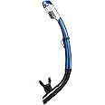 AQUA A DIVE SPORTS Dry Snorkel Easy Breath Diving Snorkel for Snorkeling Scuba Diving Freediving Swimming with Top Dry Valve 