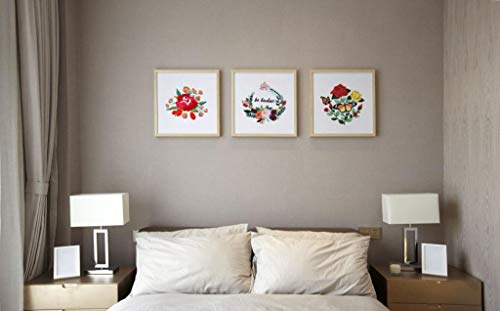 image for Louise Maelys Beginner Embroidery Kit Flower Full Range Cross Stitch w