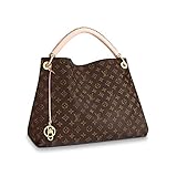 LLVV Women's Monogram canvas Artsy MM Shoulder Bag