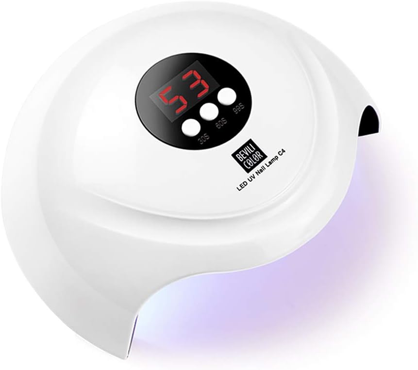 HALOVIE UV Nail Lamp 36W USB LED Gel Nail Polish Dryer Professional Curing Lamp with 3 Timer Setting Auto Sensor(White)