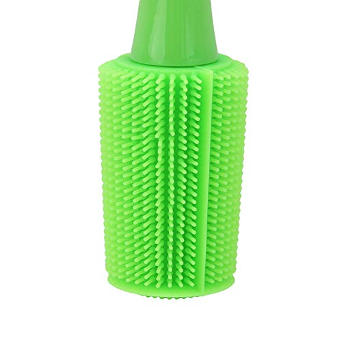 Wecando Silicone Bottle Brush Cup Cleaning Brush Scrubber for Washing Glasses, Sport Bottles, Baby Bottles, Pitchers, Thermoses, Jars, Non-Stick Pot Pan Dish Bowl, Water Cups, Coffee Mugs