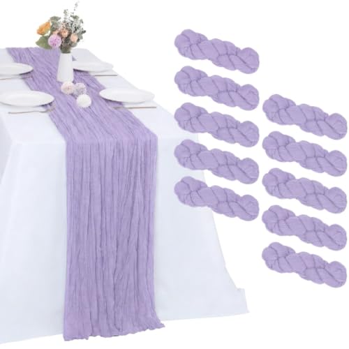 RestfulGlow Cheesecloth Table Runner