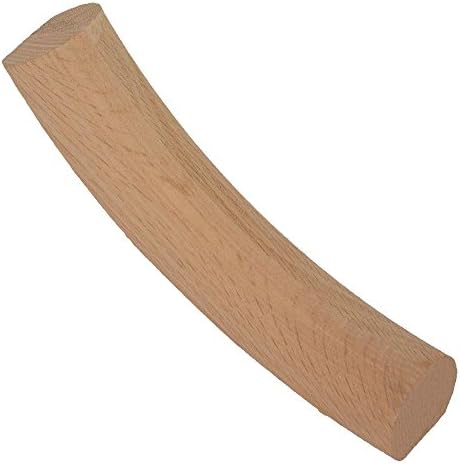 7124 Unfinished Red Oak 60-Degree Up Easing Stair Handrail Fitting