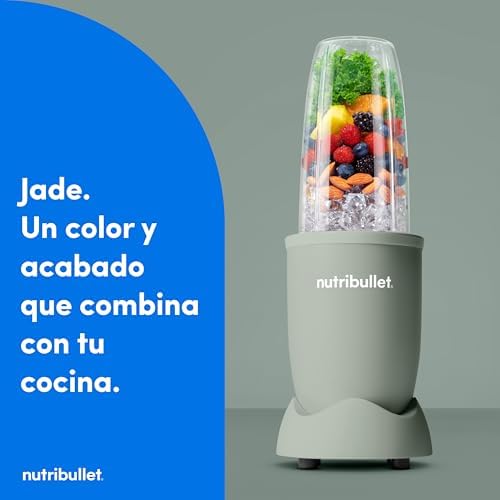 Pro 900 - Batidora Personal Multifunción, Blender Frutas y Verduras, Diseño Compacto, Fácil de Usar y Limpieza Rápida, Extracción de Nutrientes, 900W, Mineral Verde Oliva (NB904MAJD)