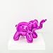 Made By Humans Balloon Elephant Money Bank, Cool and Unique Ceramic Piggy Bank with High-Gloss Finish, Pink
