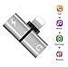 4 in 1 Adapter for Apple iPhone Dongle Xs/Xs Max/XR/8/8 Plus/7/7 Plus Headphone Splitter Audio Earphone AUX Charger Compatible for[Music+Charging+Call+Wire Control] Connector Support iOS 12 or Later