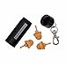 EarPeace Ear Plugs - High Fidelity Hearing Protection for Concerts & Music Professionals (Black/Tan)
