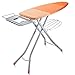 Bartnelli Pro Ironing Board with Steam Station Rest | Made in Europe | Adjustable Height with Storage Tray for Your Ironed Clothes | Includes Rack for Hanging Hangers (Ironing Surface Size 48x16”)