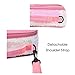 Flip Sequin Insulated Lunch Bag Durable Thermal Reusable Lunch Tote Glitter Mermaid Lunch Box for Girls(Pink)