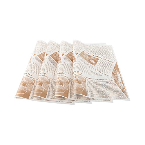 Gastronomia 15 x 11 Inch Deli Papers, 200 Newsprint Sandwich Wrapping
