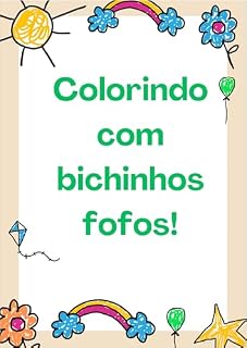Livro Colorindo com bichinhos fofos