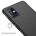 Compatible with Samsung Galaxy A51 Case, Almiao [Ultra-Thin] Minimalist Slim Protective Phone Case Back Cover for Samsung Galaxy A51 (Gravel Black)