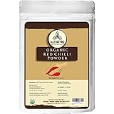 Naturevibe Botanicals Organic Red Chilli Powder 1lbs, Capsicum annuum | Non GMO & Gluten Free | Adds Flavour and Spice