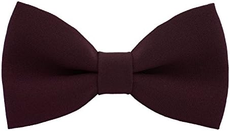 Classic Pre-Tied Bow Tie Formal Solid Tuxedo for Adults & Children, by Bow Tie House