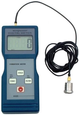 Gowe Vibration Meter GVM-6320-1, vibration tester, Bearing Condition Detector, Machine Condition Checker, Vibration data collector, Field Balancer Analyzer, vibchecker, vib-cheker, vibration checker GVM-6320-1