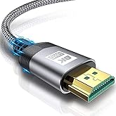 8K HDMI Cable 30FT [8K@60Hz,4K@120Hz 144Hz AviBrex HDMI 2.1 Cable 48Gbps Ultra High Speed HDMI 2.1 Cord Nylon HDMI Cord,HDCP
