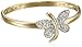 10k Yellow Gold Dragonfly Ring with Diamond-Accent, (0.005 cttw, I-J Color, I2-I3 Clarity), Size 7