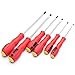 MAXPOWER 6-piece Magnetic Screwdriver Set Commercial Grade Phillips & Slotted Comfort Grip Screw Drivers with Pouch