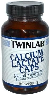 Twinlab Calcium Lactate Caps - 100 Capsules