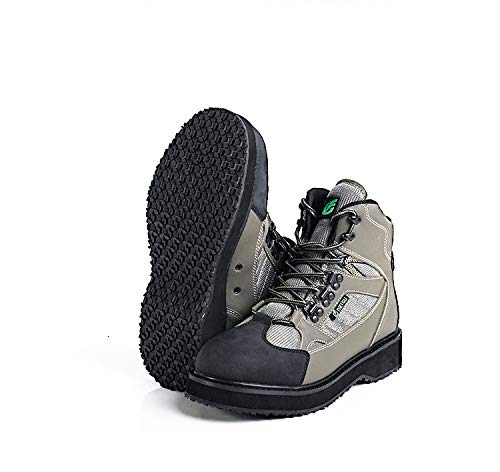 NEYGU Men&Women Breathable Quick-Dry Wading Shoes for Fishing and Hunting with Rubber Sole, Used for Neoprene Stocking Foot Wader (11) - Thumbnail 2