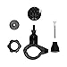 AxPower 360 Degree Rotation Bike Roll Handle Bar Mount Motorcycle Seatpost Mount Accessories for GoPro Hero 5 4 3 3+ 2 1