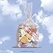 4 x 2-1/2x 9-1/2 Clear Side Gusset Food Packaging Cello Bags with Free Twist Ties (200 Bags and Ties Count) - 4