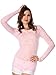 Kavio! Junior Striped Burnout Twisted Crew Neck Long Sleeve