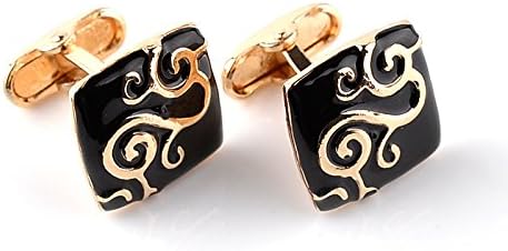 Luxury Trendy Men's Silver Rectangular Shirt Cufflinks Ladies Party Charm Metal Cufflink Cuff Button Cuff Links Jewelry Gifts