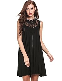 Zeagoo remerón suelto, informal, de manga corta, para mujer.