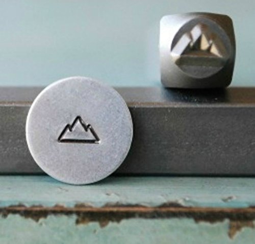 5mm Indian Big Mountain Metal Punch Design Jewelry Stamp