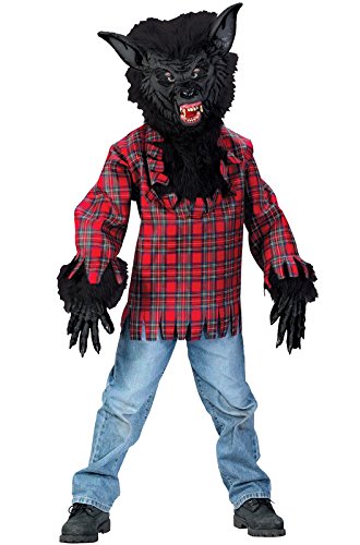 Black Werewolf Boy Kids Costume