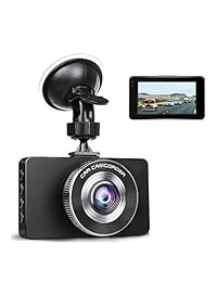 Ananteke Dash Cam, Dashboard Camera 1080P HD, grabadora de video de conducción con LCD de 3 pulgadas, monitoreo de estacionamiento, detección de movimiento, sensor G, compensación LED