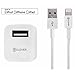Clover Surge Rapid Fast Apple Certified iPhone Lightning Charger - Wall Plug - For iPhone 7 Plus 7 6S Plus 6 Plus 6 6S 5S 5 5C SE - Fold Away Pins - Rapid Power - Put In Bag & Take On Travel - White