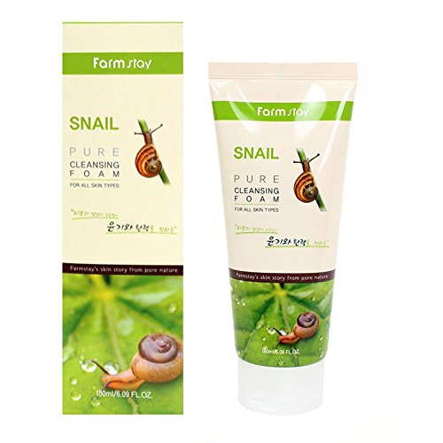 Farm Stay Korean Pure Snail Foam Cleanser [ 180ml / 6.09oz ] í¼í´ë Œì§•
